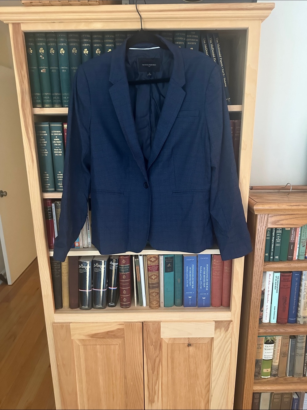 Women’s Dark Navy Textured Blazer